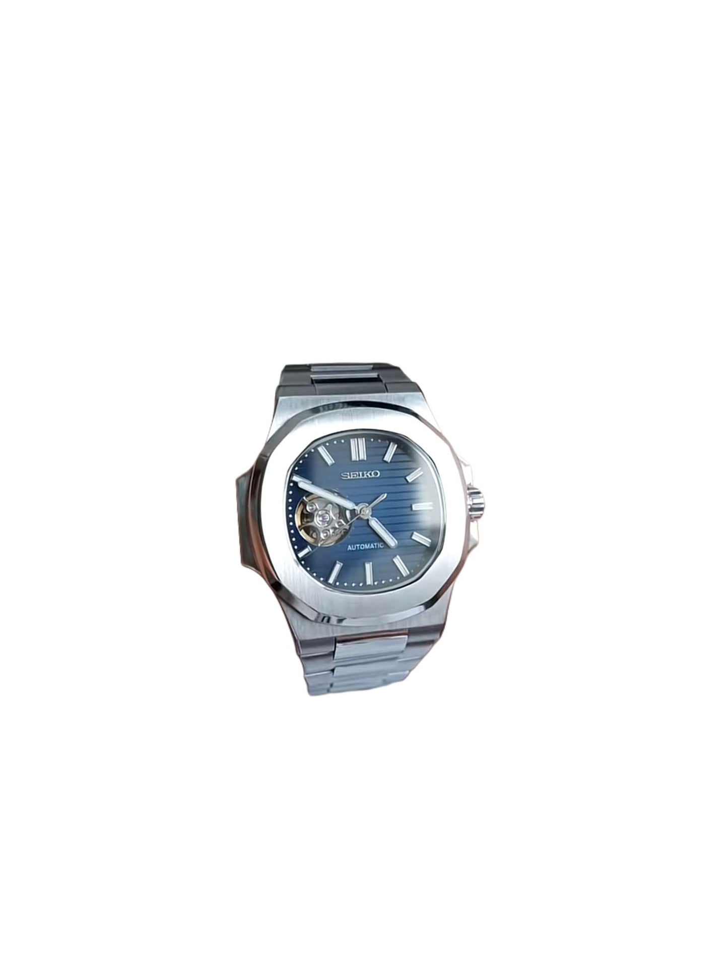 Navy Blue Open Heart